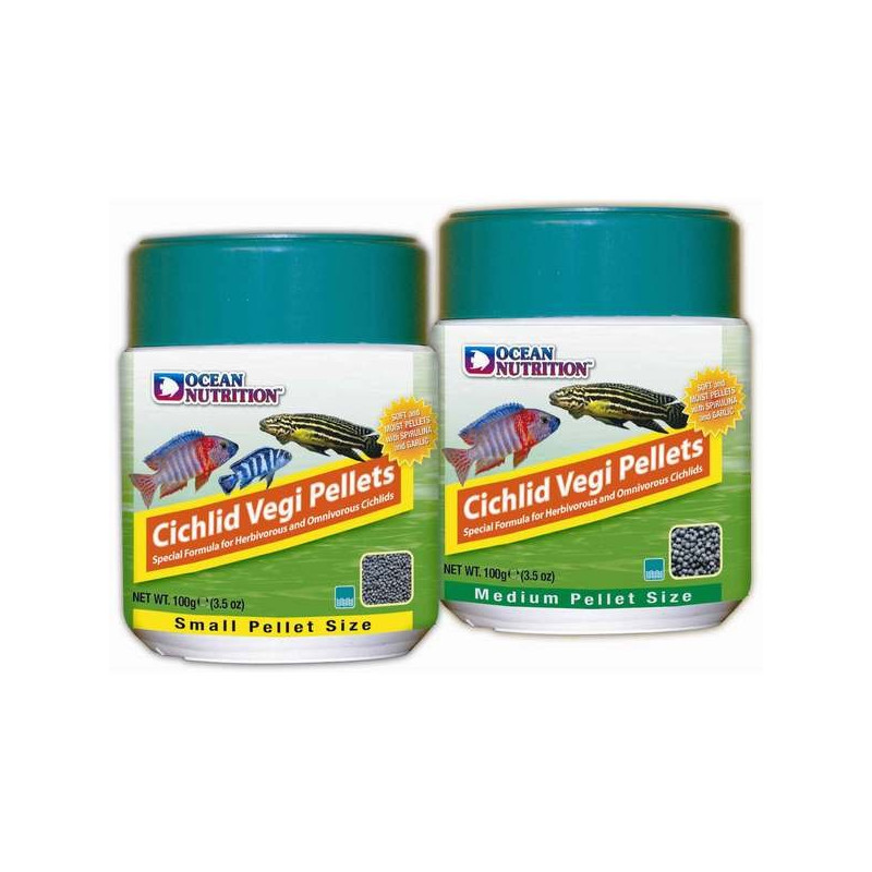 Ocean Nutrition™ Cichlid Vegi Pellets 100gr 350ml Medium