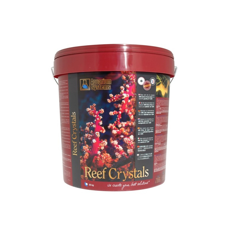 Reef Crystals 25kg pour 750 litres en seau (disponible en magasin) ... Reef Crystals 25kg pour 750 litres en seau (disponible en magasin) ...