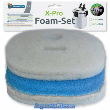 Superfish x pro 2000 set mousses 3 pcs