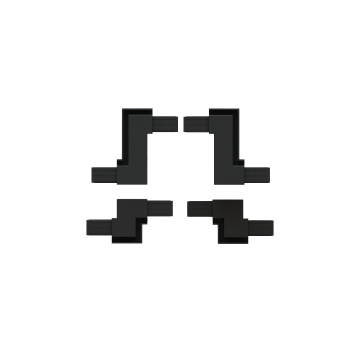 Kit Zig Zag 15/40mm pour filet de protection