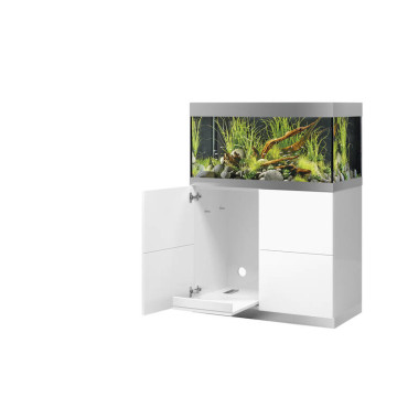 Oase aquarium HighLine Optiwhite 200 blanc (aquarium & meuble) + bon d'achats 10% plantes et poissons