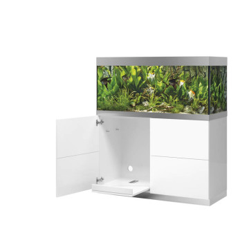 Oase aquarium HighLine Optiwhite 300 blanc (aquarium & meuble) + bon d'achats 10% plantes et poissons