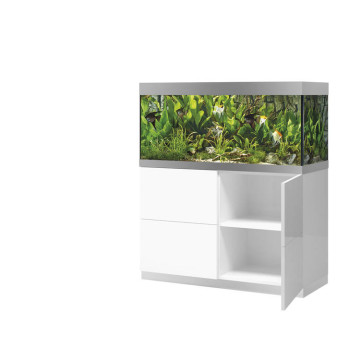 Oase aquarium HighLine Optiwhite 300 blanc (aquarium & meuble) + bon d'achats 10% plantes et poissons