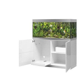Oase aquarium HighLine Optiwhite 300 blanc (aquarium & meuble) + bon d'achats 10% plantes et poissons