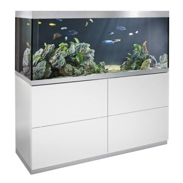 Oase aquarium HighLine Optiwhite 400 blanc (aquarium & meuble) + bon d'achats 10% plantes et poissons