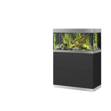 Oase aquarium HighLine Optiwhite 200 anthracite (aquarium & meuble) + bon d'achats 10% plantes et poissons
