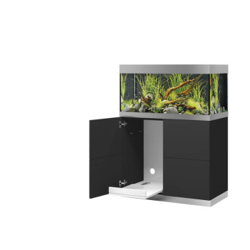 Oase aquarium HighLine Optiwhite 200 anthracite (aquarium & meuble) + bon d'achats 10% plantes et poissons