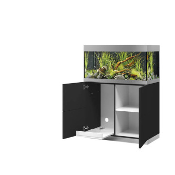 Oase aquarium HighLine Optiwhite 200 anthracite (aquarium & meuble) + bon d'achats 10% plantes et poissons