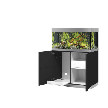 Oase aquarium HighLine Optiwhite 200 anthracite (aquarium & meuble) + bon d'achats 10% plantes et poissons