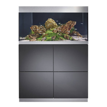 Oase aquarium HighLine Optiwhite 200 anthracite (aquarium & meuble) + bon d'achats 10% plantes et poissons