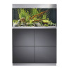 Oase aquarium HighLine Optiwhite 200 anthracite (aquarium & meuble) + bon d'achats 10% plantes et poissons