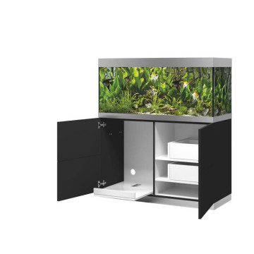 Oase aquarium HighLine Optiwhite 300 anthracite (aquarium & meuble) + bon d'achats 10% plantes et poissons
