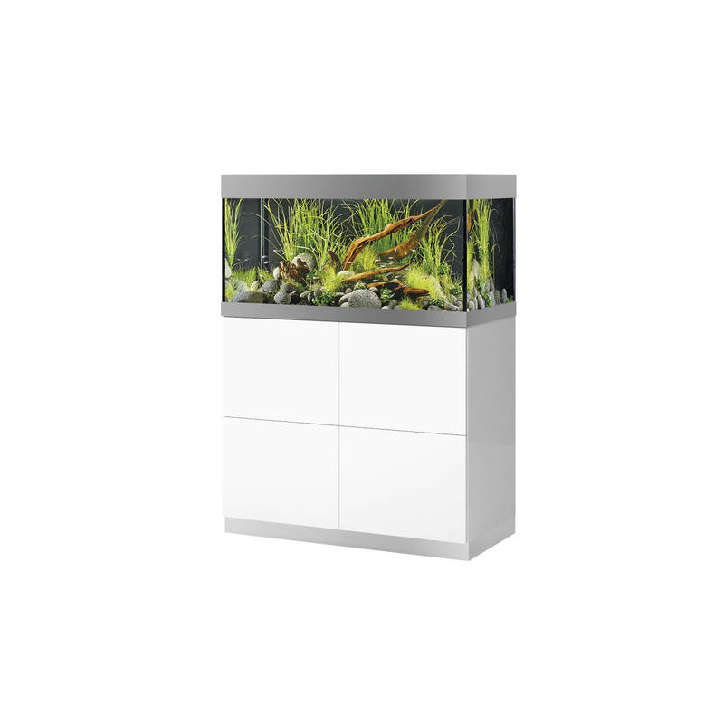 Oase aquarium HighLine Optiwhite 200 blanc (aquarium & meuble) + bon d'achats 10% plantes et poissons