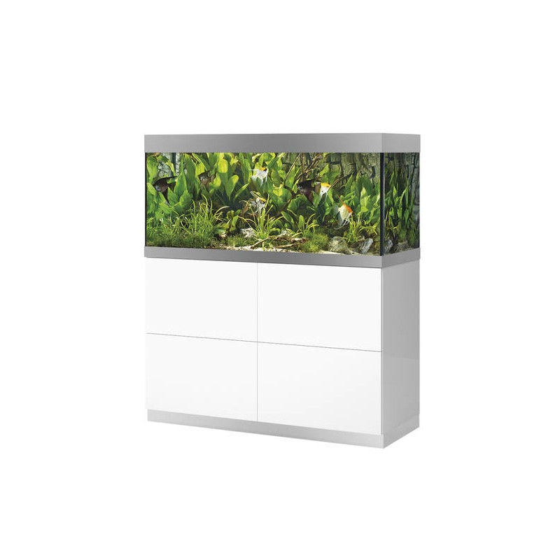 Oase aquarium HighLine Optiwhite 300 blanc (aquarium & meuble) + bon d'achats 10% plantes et poissons