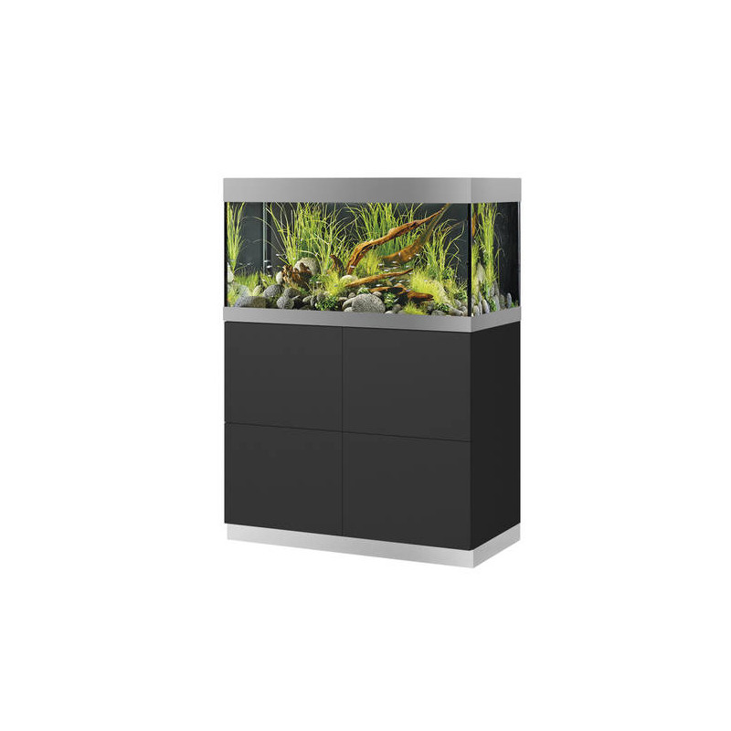 Oase aquarium HighLine Optiwhite 200 anthracite (aquarium & meuble) + bon d'achats 10% plantes et poissons