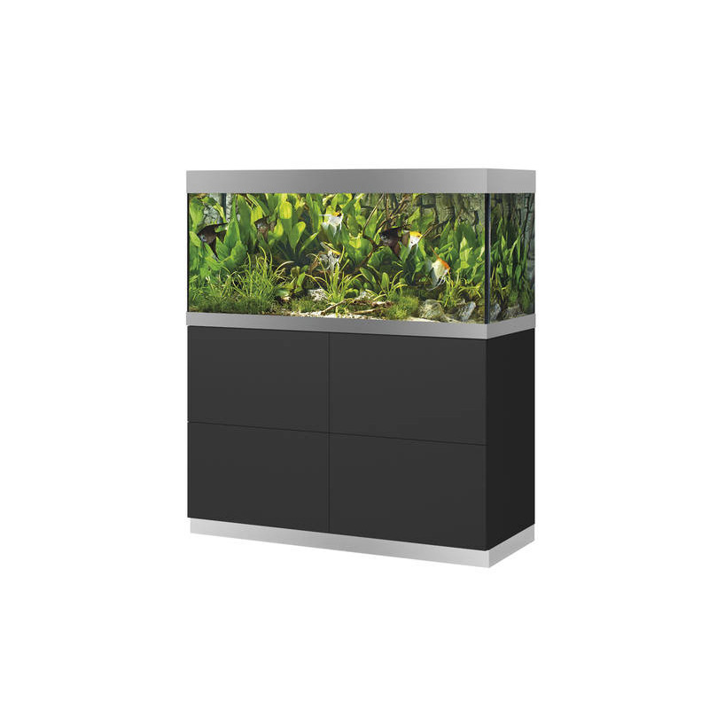 Oase aquarium HighLine Optiwhite 300 anthracite (aquarium & meuble) + bon d'achats 10% plantes et poissons