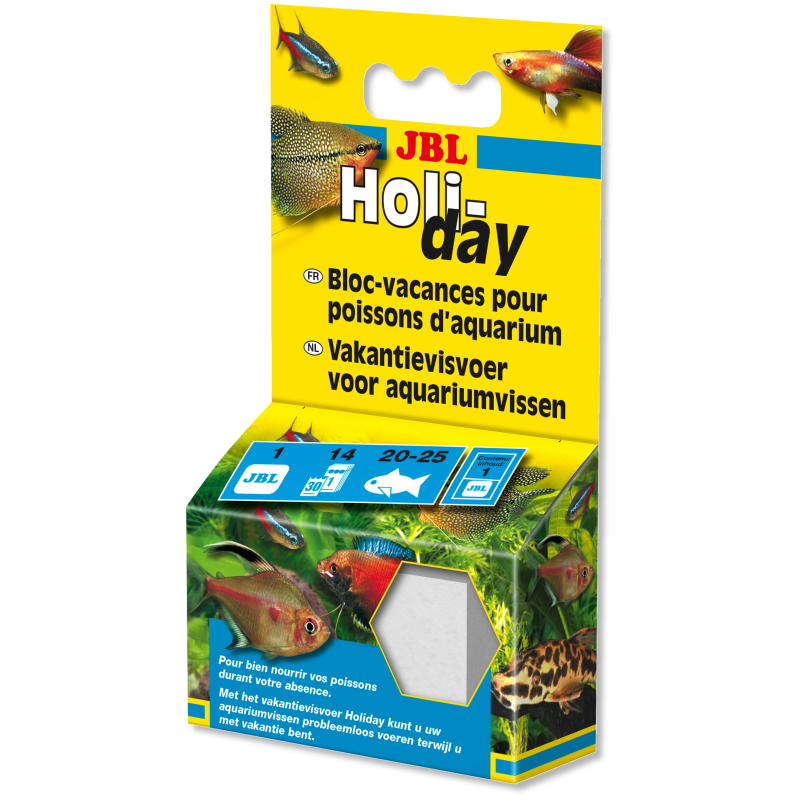 JBL Holiday aliment de vacances complet pour tous poissons d'aquarium