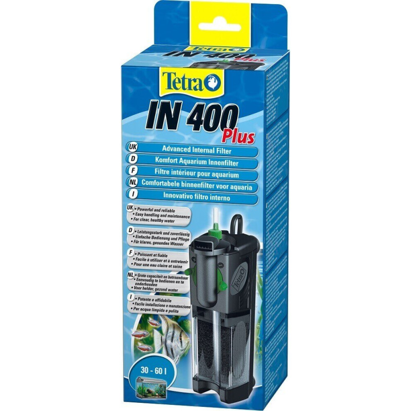 Tetra filtre intérieur avec pompe IN 400 PLUS Tetra filtre intérieur avec pompe IN 400 PLUS
