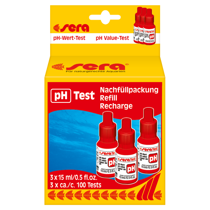 Sera test pH recharge 7,00 €