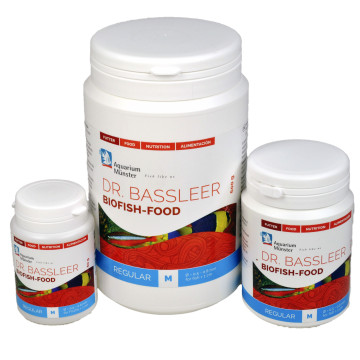 Dr.Bassleer Biofish Food regular M 60g 0.6mm pour poissons jusqu’à 6cm (flotte au début)