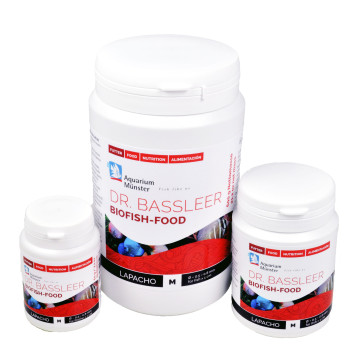 Dr.Bassleer Biofish Food lapacho M 0,5 – 0,8 mm pour les poissons de plus de 1 cm (flotte au début)