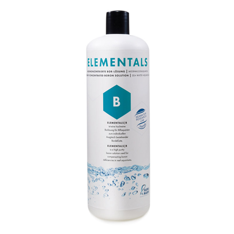 Fauna-Marin ELEMENTALS B 1000ml Solution de bore hautement concentrée pour aquariums à récifs