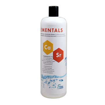 Fauna-Marin ELEMENTALS CA + SR 1000ml Solution hautement concentrée en calcium / strontium pour aquariums de récifs