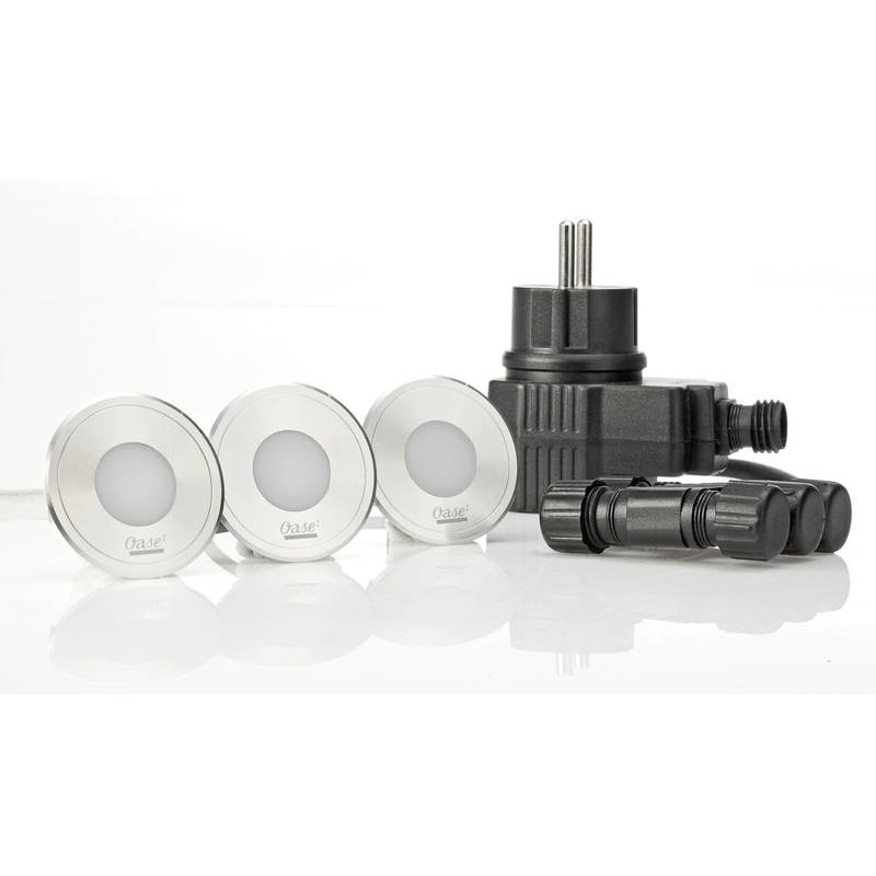Oase LunAqua Terra LED Set 3 Spot encastrable Oase LunAqua Terra LED Set 3 Spot encastrable