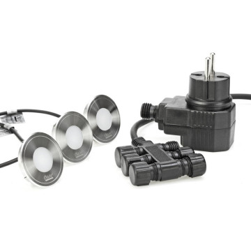 Oase LunAqua Terra LED Set 3 Spot encastrable