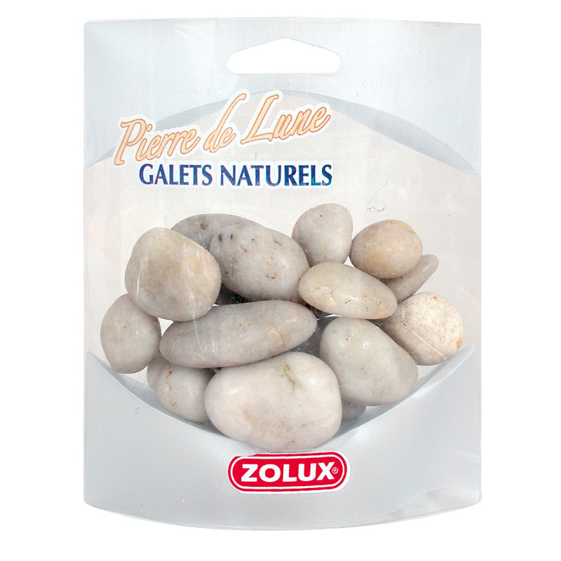 Zolux galets naturels pierre de lune 310gr
