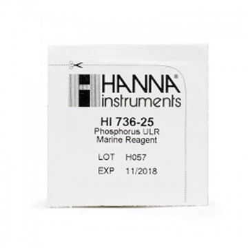 Hanna HI736-25 réactif phosphate marine ULR tests environ (25 tests) 0 to 200µg/L