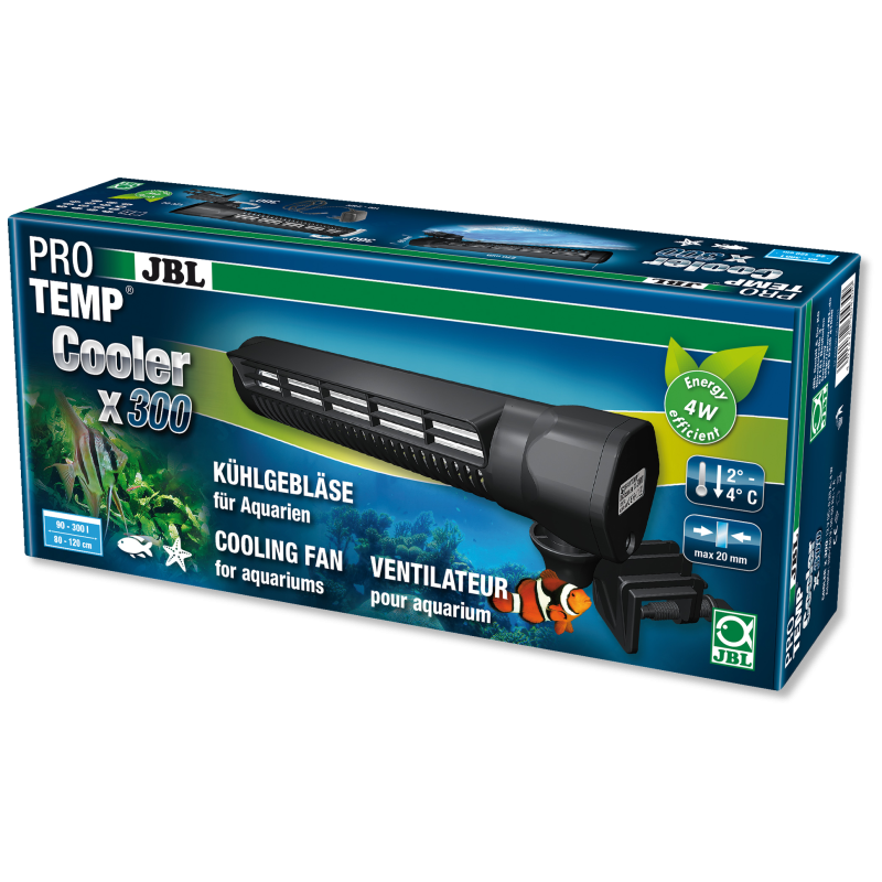 JBL PROTEMP Cooler x300 Refroidisseur pour aquariums d'eau douce et d'eau de mer de 90 à 300 l