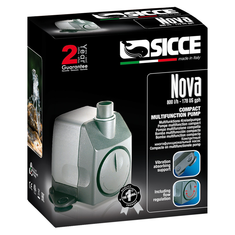 Sicce Nova pompe à eau 800l/h Sicce Nova pompe à eau 800l/h