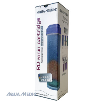 Aqua Medic cartouche de résine déminéralisante pour osmoseur inverse, platinum line plus - avec indicateur de couleur