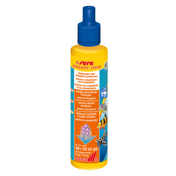 Sera phosvec·clear 50ml suffisant pour : 200 litres