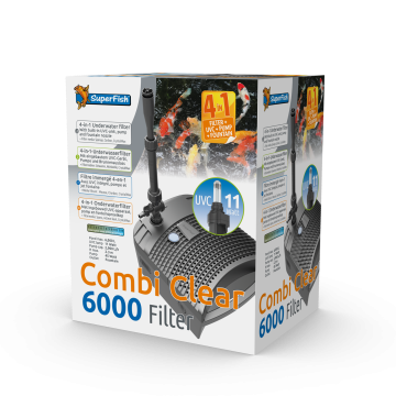 Superfish filtre Combi Clear 6000 pour bassin de 6.000 litres d'eau