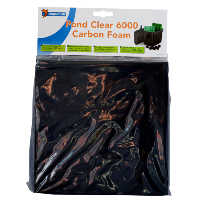 Superfish PondClear 6000 charbon active mousses