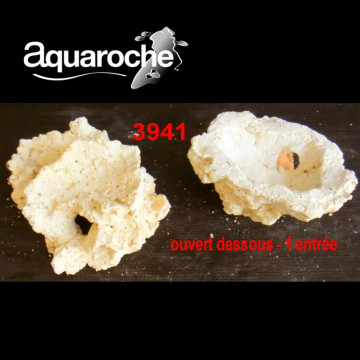 Aquaroches grottes horizontales - 1 entrée ouvert dessous -3941