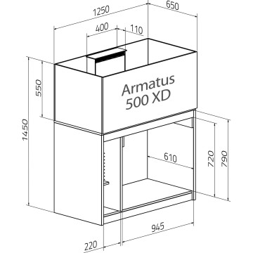 AquaMedic Armatus 500 XD blanc complet avec système de filtration + 183€ en bon d'achats coraux,poissons.