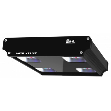 GHL Mitras LX 7X06 marin 6 LED-Cluster, 9 canaux disponible en noir ou blanc