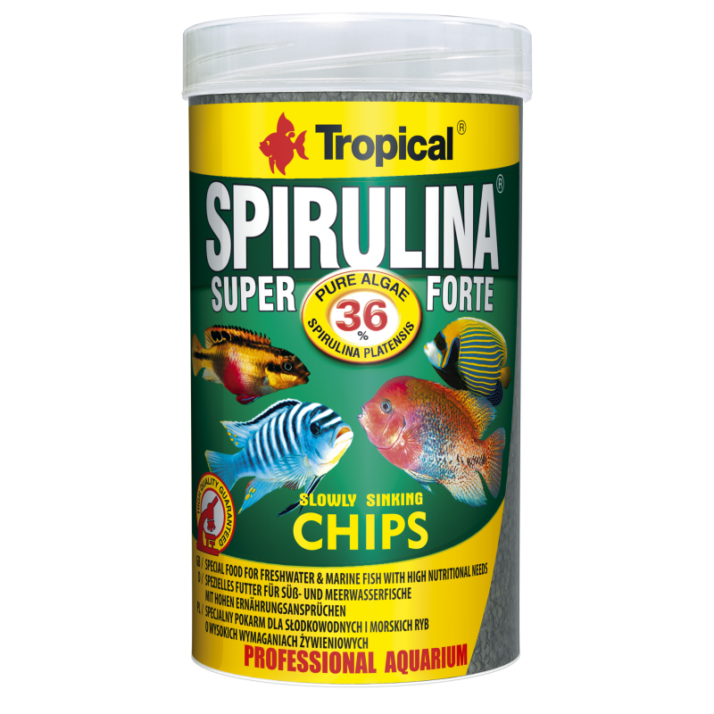 Tropical SUPER SPIRULINA FORTE CHIPS 250ml 21,00 € Tropical SUPER SPIRULINA FORTE CHIPS 250ml 21,00 €