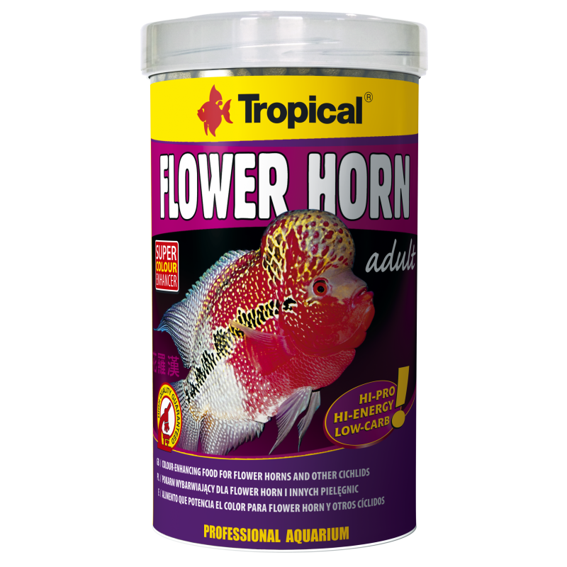 Tropical FLOWER HORN adult pellet 