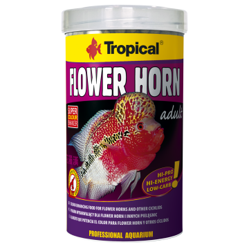 Tropical FLOWER HORN adult pellet 1 litre