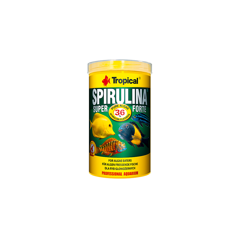 Tropical SUPER SPIRULINA FORTE 36% 1000ml 38,45 € Tropical SUPER SPIRULINA FORTE 36% 1000ml 38,45 €