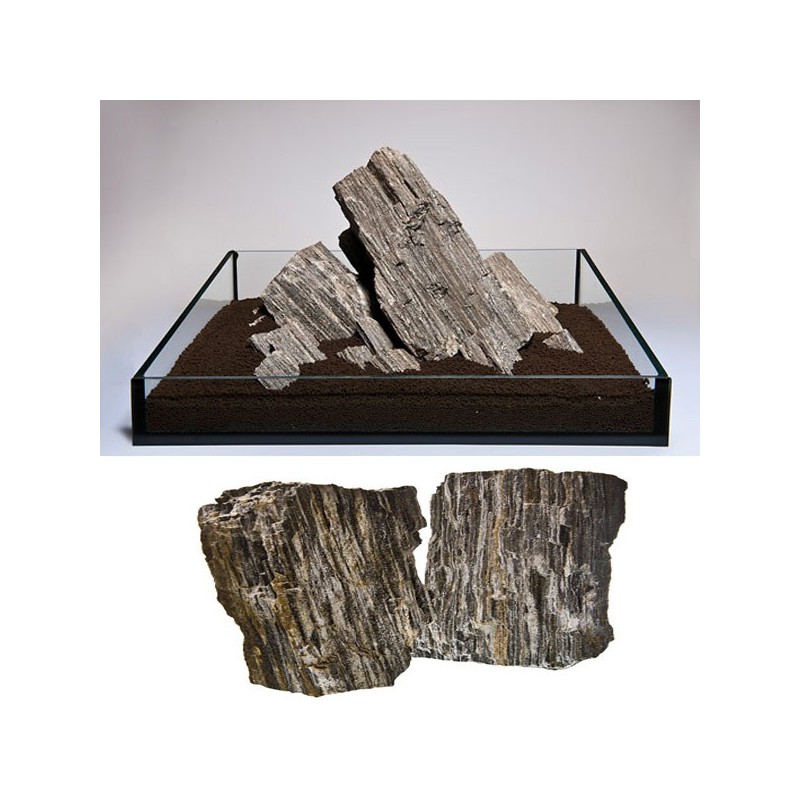 Pierre Glimmer wood rock (s041) le Kg