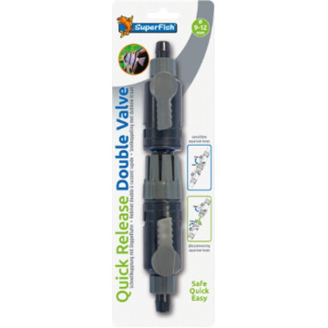 Superfish Robinet double raccord rapide 12-16mm