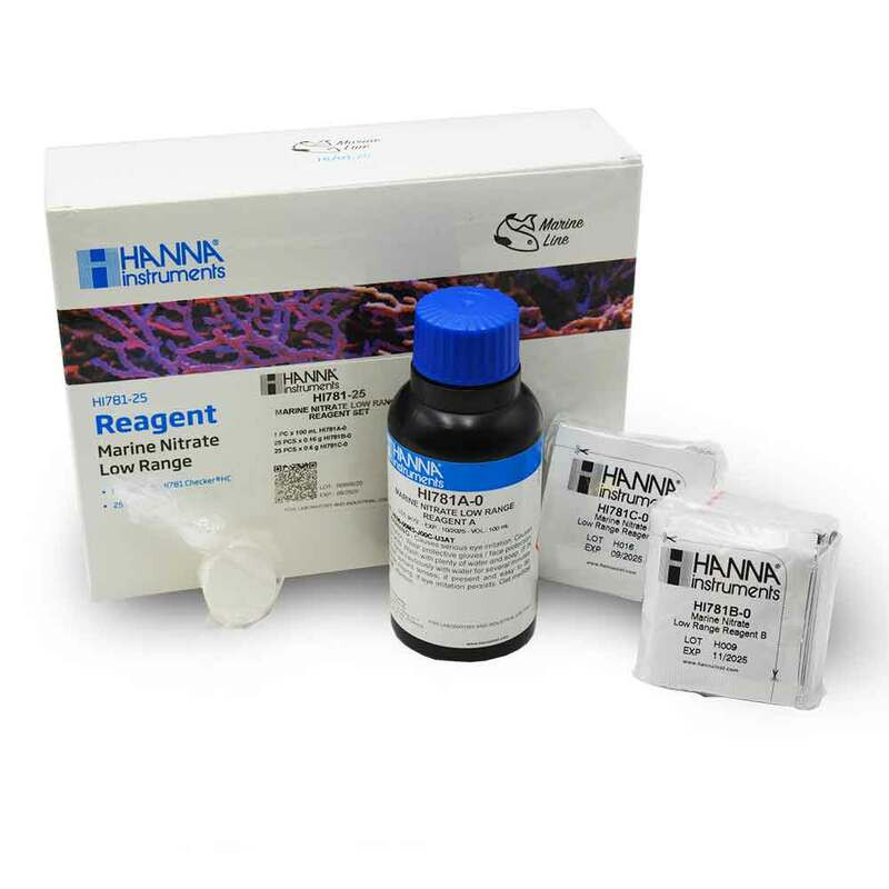 Hanna HI781-25 nitrate low range (LR) reagent set 25 test Hanna HI781-25 nitrate low range (LR) reagent set 25 test