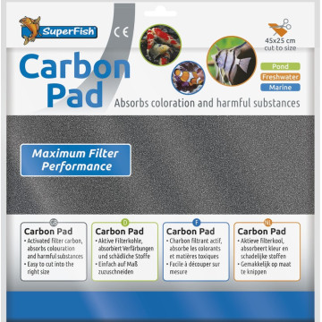 Superfish carbon pad 45x25 cm