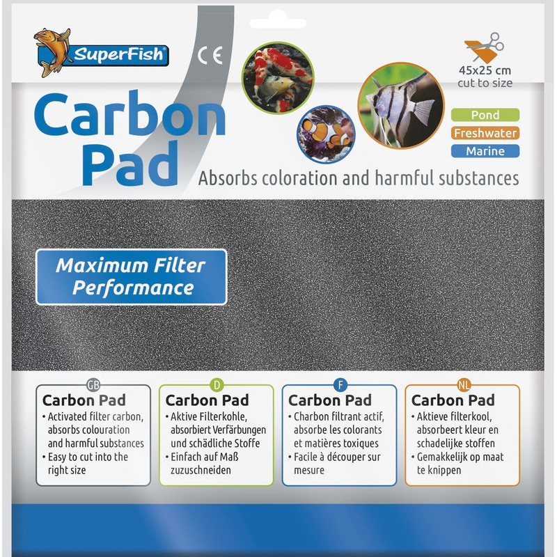 Superfish carbon pad 45x25 cm