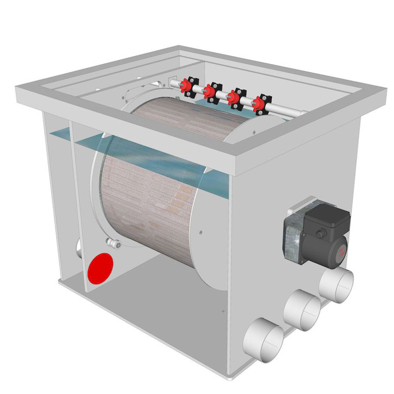 AquaKing Red Label Drum Filter basic 30/35 (sur commande délai 15 jours).